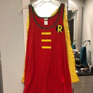 Robin (Batman) dress with cape